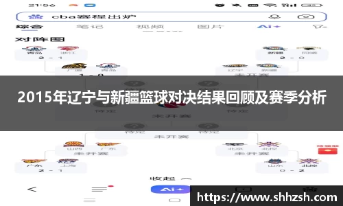 2015年辽宁与新疆篮球对决结果回顾及赛季分析
